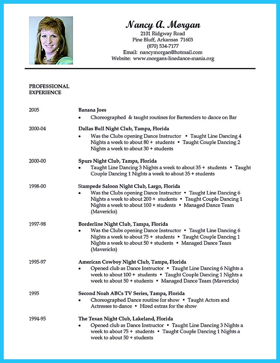 dance resume template free on cool the best and impressive dance resume examples collections dance resume acting resume acting resume template