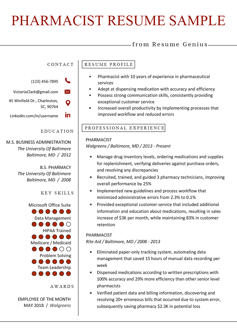 pharmacy tech resume on pharmacist resume sample writing tips resume genius writing tips student resume good resume examples