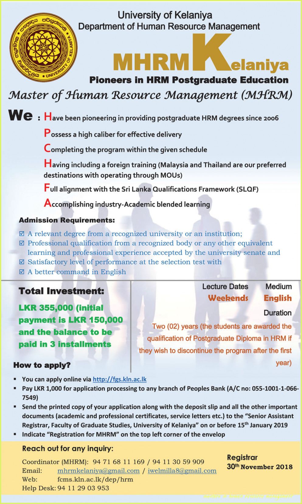 online sports management masters on the worst advices weve heard for masters in human resource management masters in human resource m human resource management human resources management degree