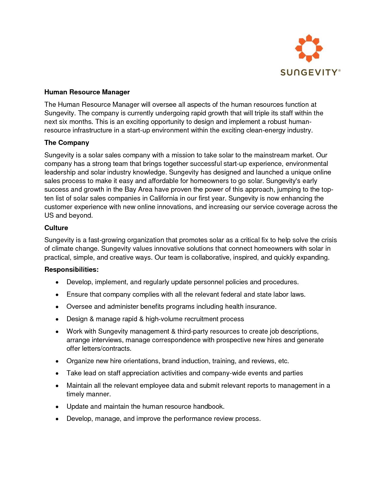 sample human resource policies on 23 human resources cover letter cover letter for resume hr resume sample resume