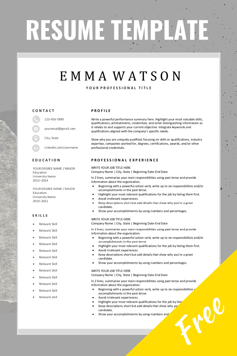 looking for a free editable resume template sign up for our job search tips and download this template for fr job resume examples resume template resume tips how to write a good resume on looking for a free editable resume template sign up for our job search tips and download this template for fr job resume examples resume template resume tips