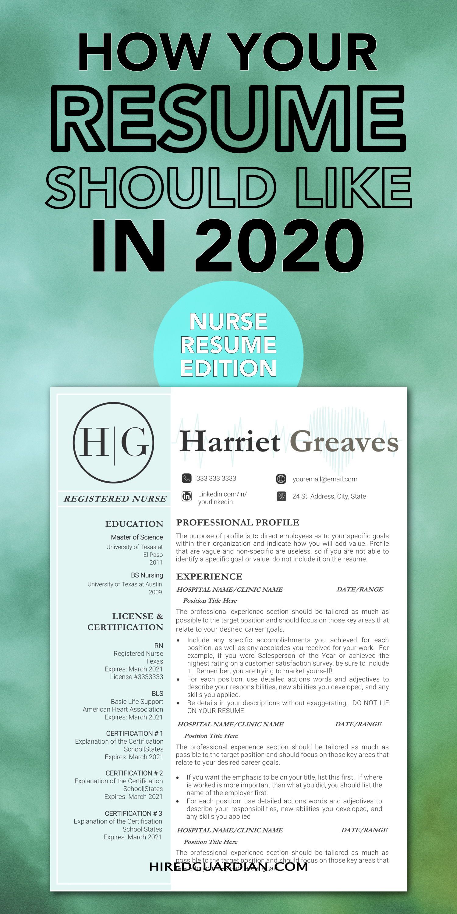 nurse resume template word on nurse resume template nurse cv template for word nurse etsy in 2021 nursing resume template nursing resume examples nursing resume