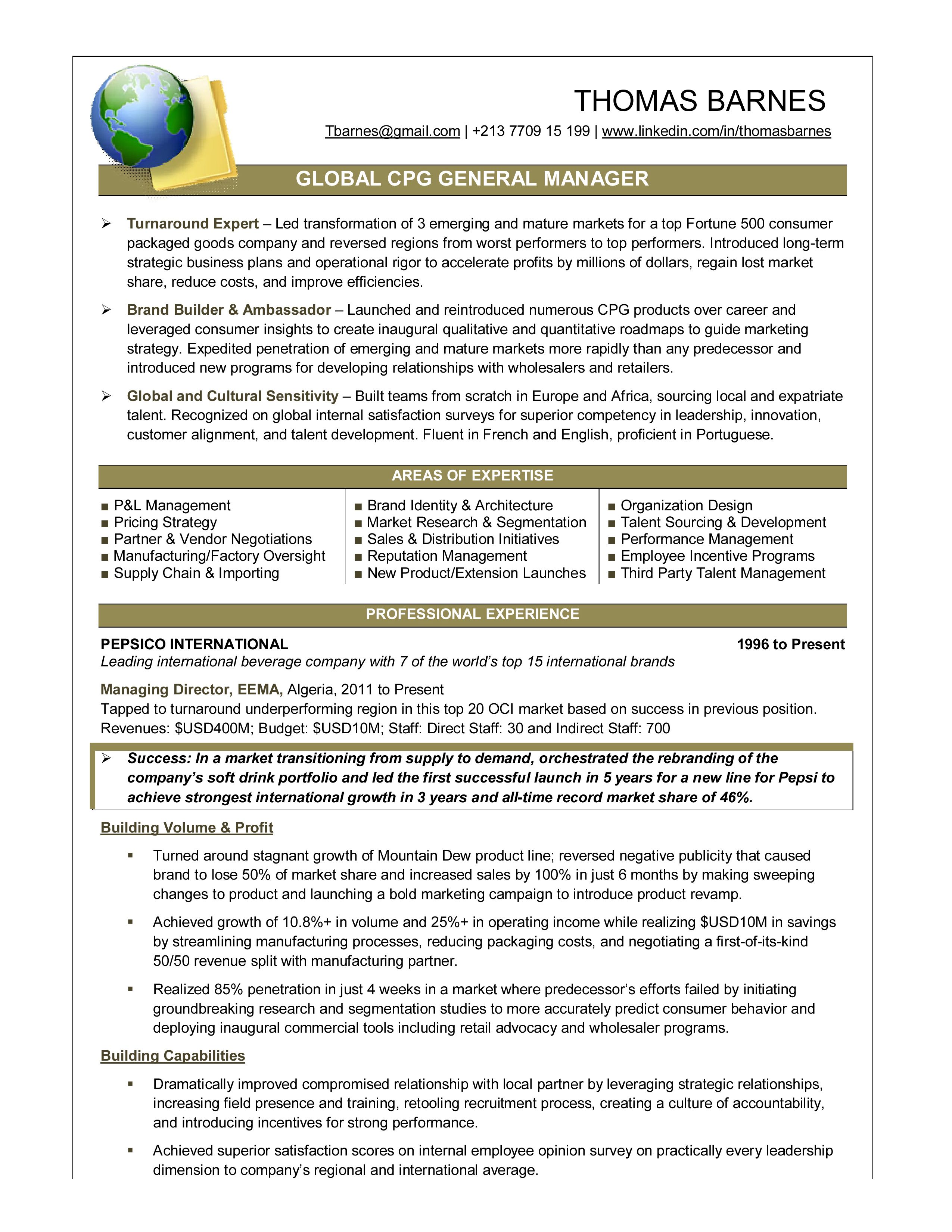 marketing director job description sample on consumer packaged goods executive cover letter for resume executive resume good resume examples