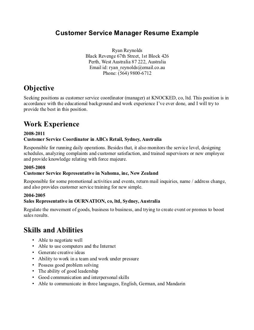 11 resume ideas resume resume examples customer service resume customer service objective for resume on 11 resume ideas resume resume examples customer service resume