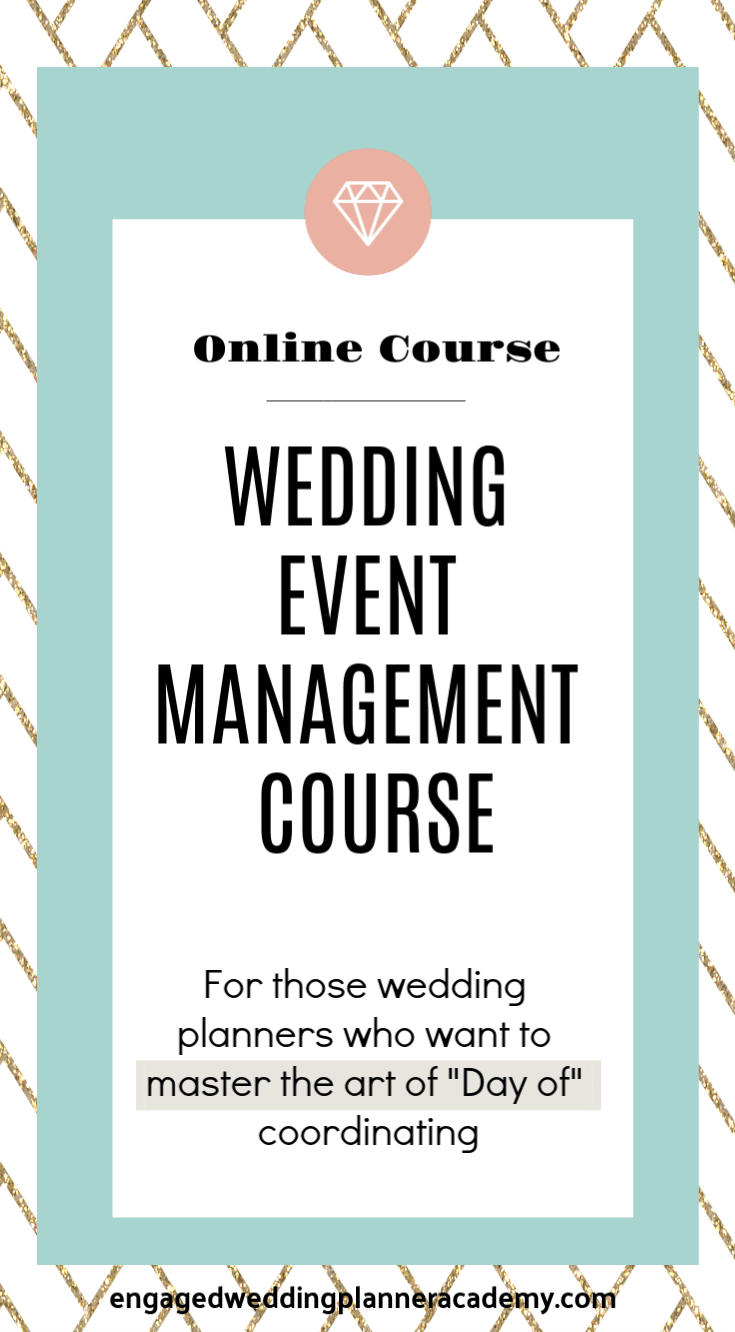 event coordinator classes on wedding planner engaged wedding planner academy wedding planner business event management courses event management