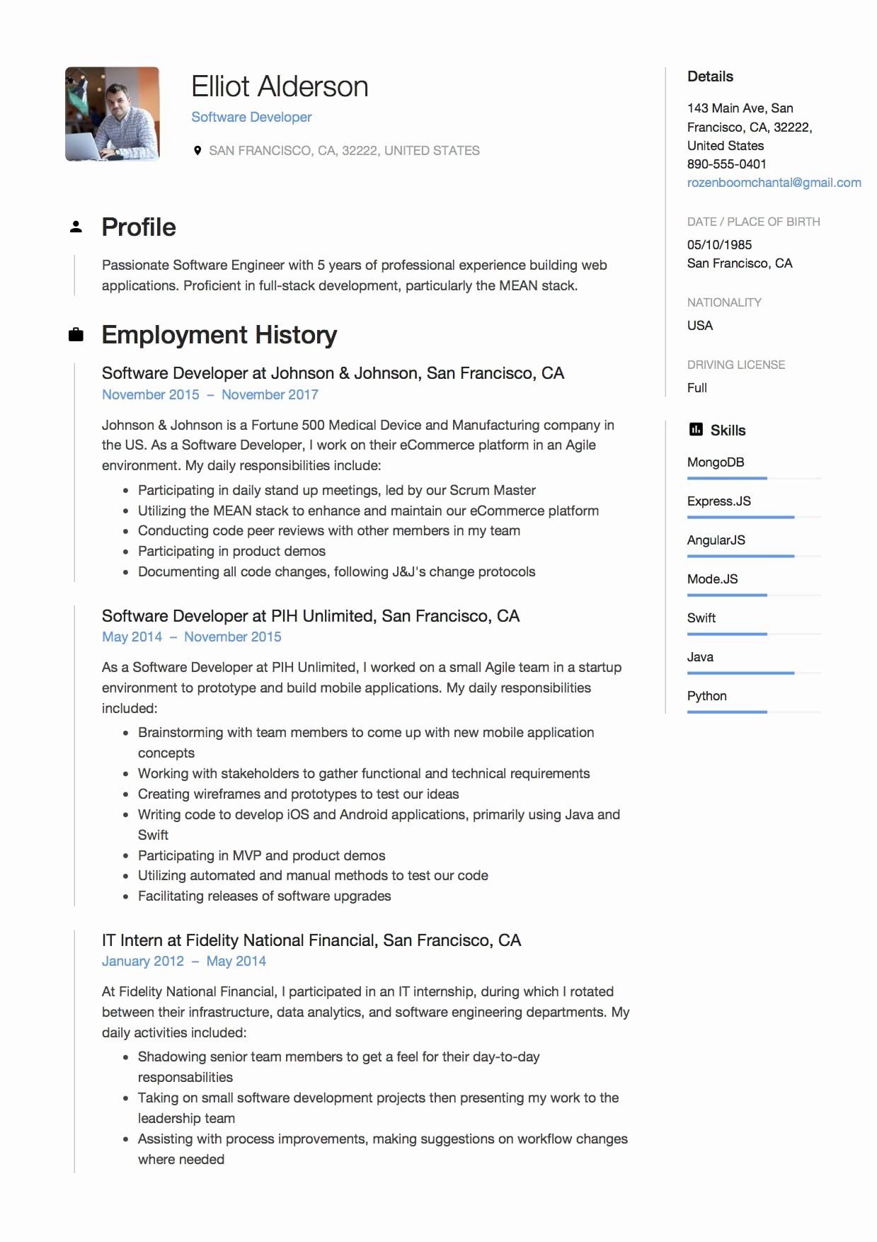 front end developer resume template on full stack java developer resume luxury guide software developer resume 12 samples