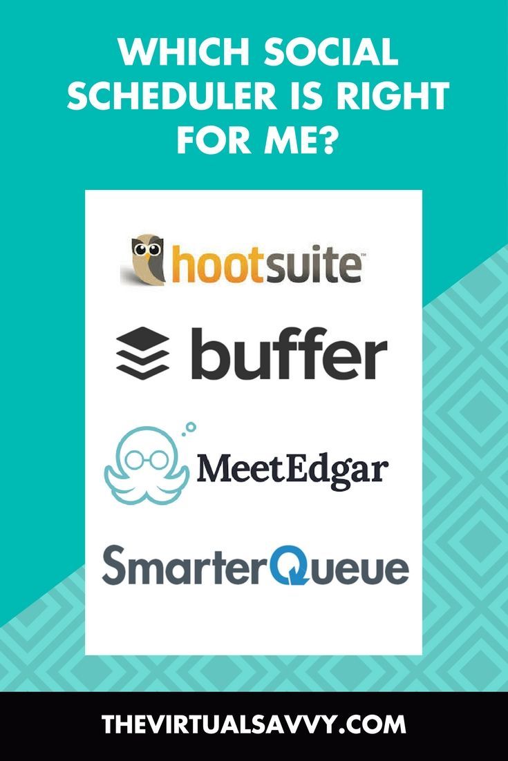 best scheduler for social media on social schedulers smarterqueue vs hootsuite vs buffer vs edgar marketing strategy social media social media marketing social media schedule