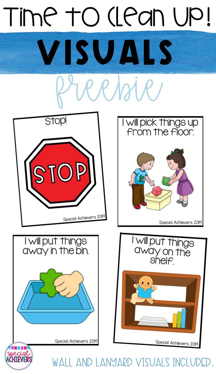 become special education teacher on clean up visuals special education autism pre kindergarten classroom childhood lessons