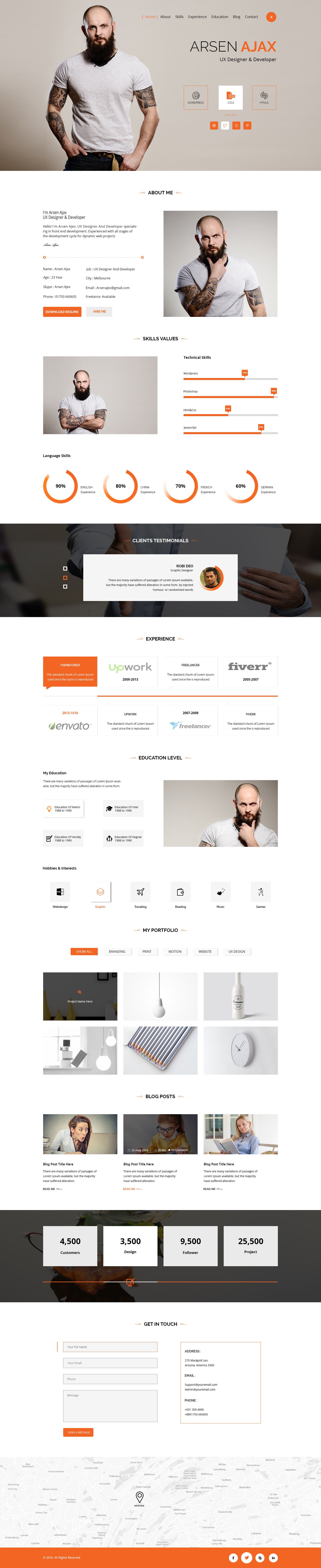 arsen personal cv resume psd template download mobile web design webpage design psd templates personal resume website examples on arsen personal cv resume psd template download mobile web design webpage design psd templates