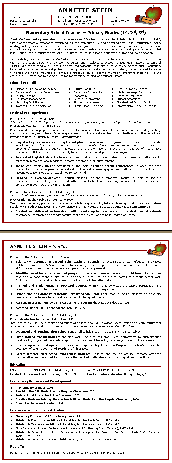 elementary teacher resume pdf on 46 teacher resumes ideas teacher resume teaching resume teaching jobs