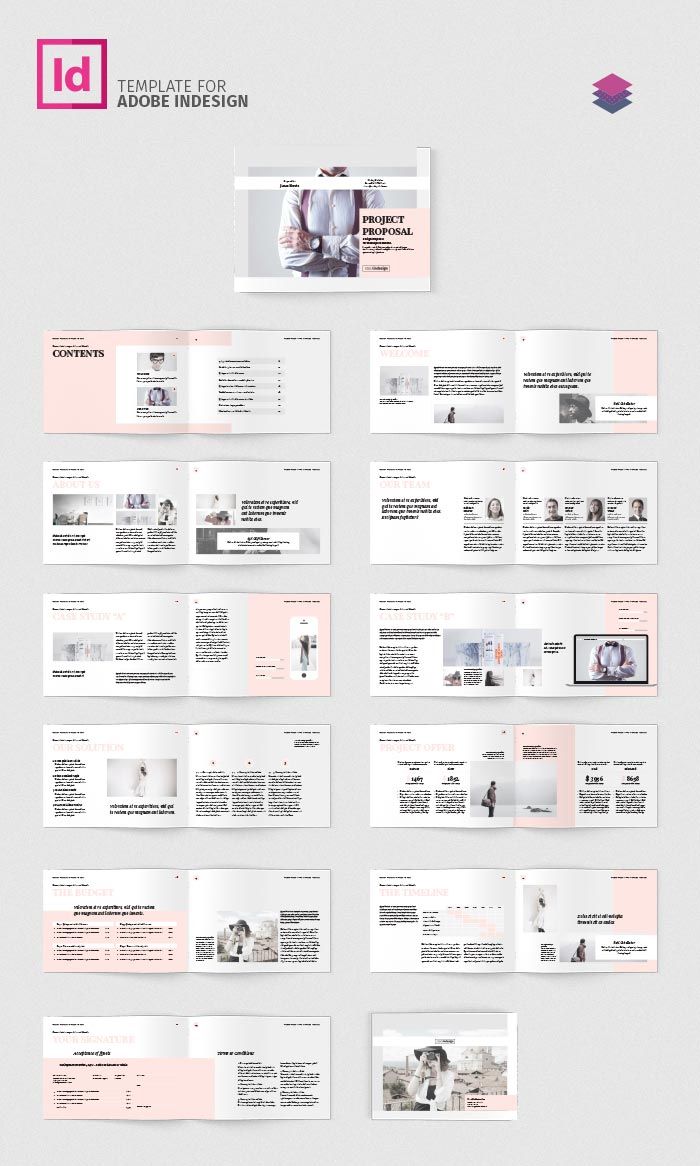 indesign layout templates on download project proposal landscape indesign layout booklet layout graphic design brochure