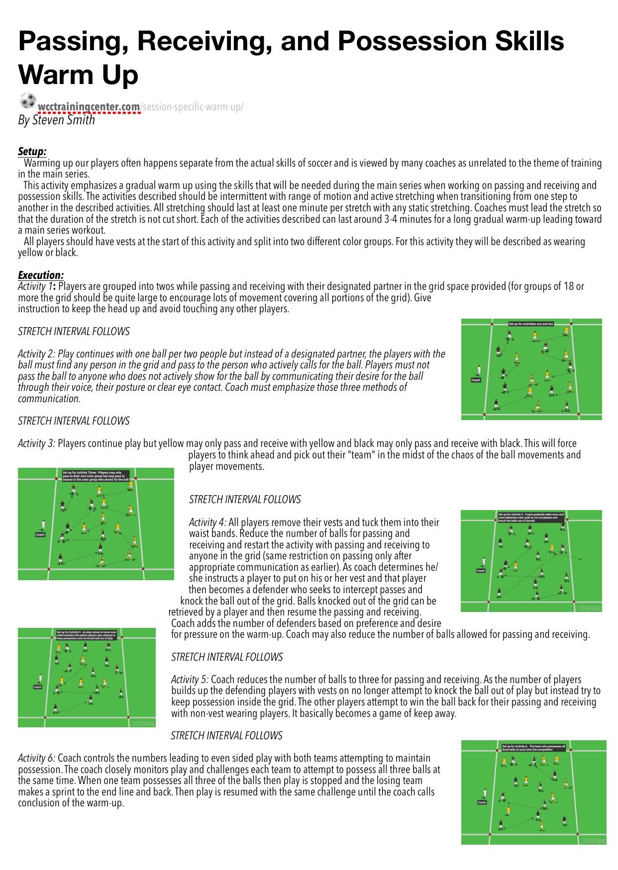 shipping and receiving training on passing receiving and possession skills warm up soccer training drills football drills soccer drills