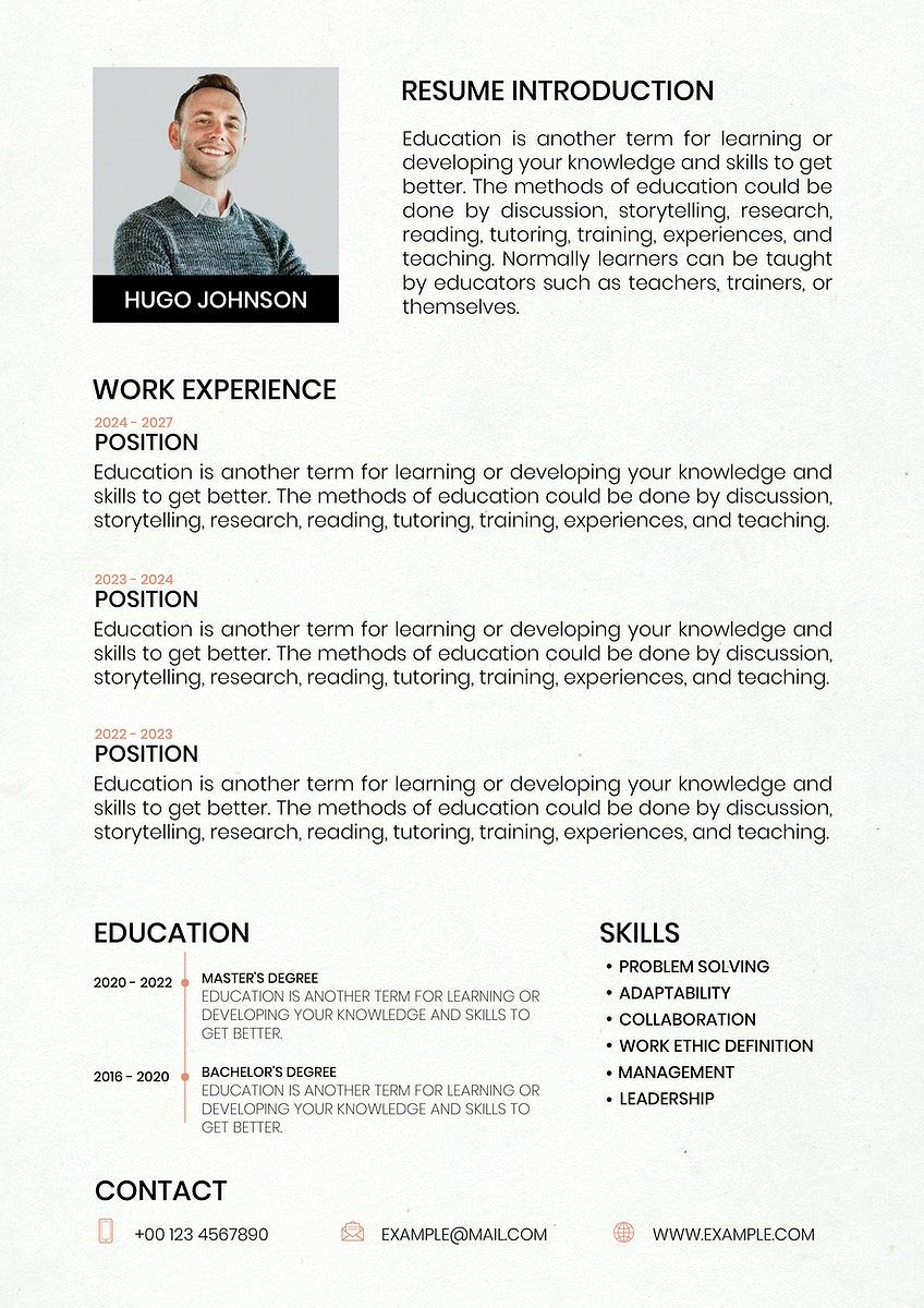 entry levelfashion designer resume on download premium vector of minimal resume editable template vector cv minimal resume resume cv template professional