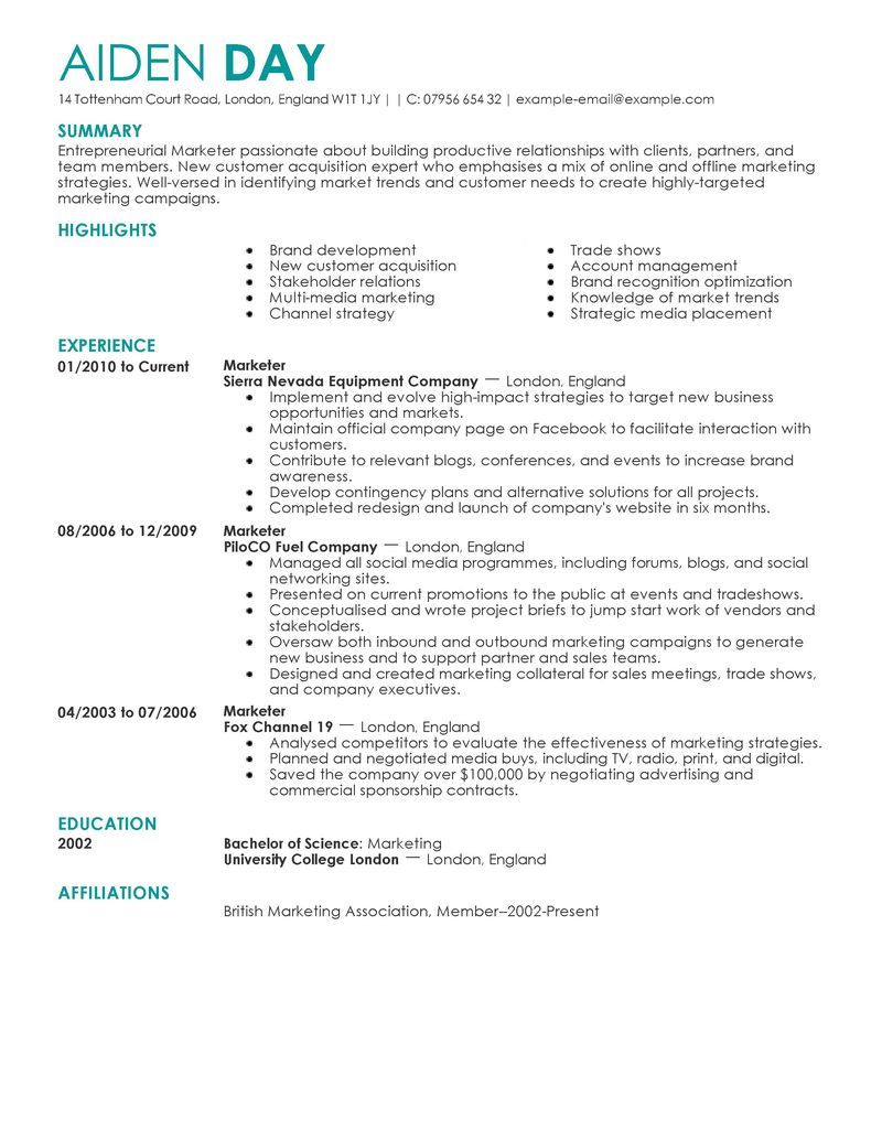 sales and marketing resume sample pdf on marketing resume examples marketing resume samples livecareer template marketing