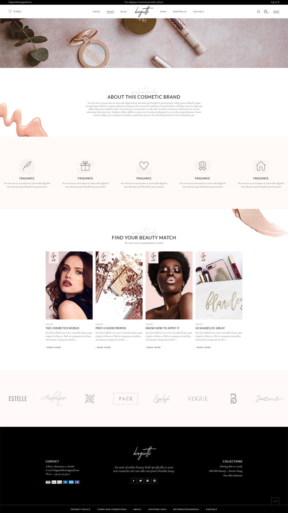 makeup artist website on about us website design inspiration business beauty web corporate website design