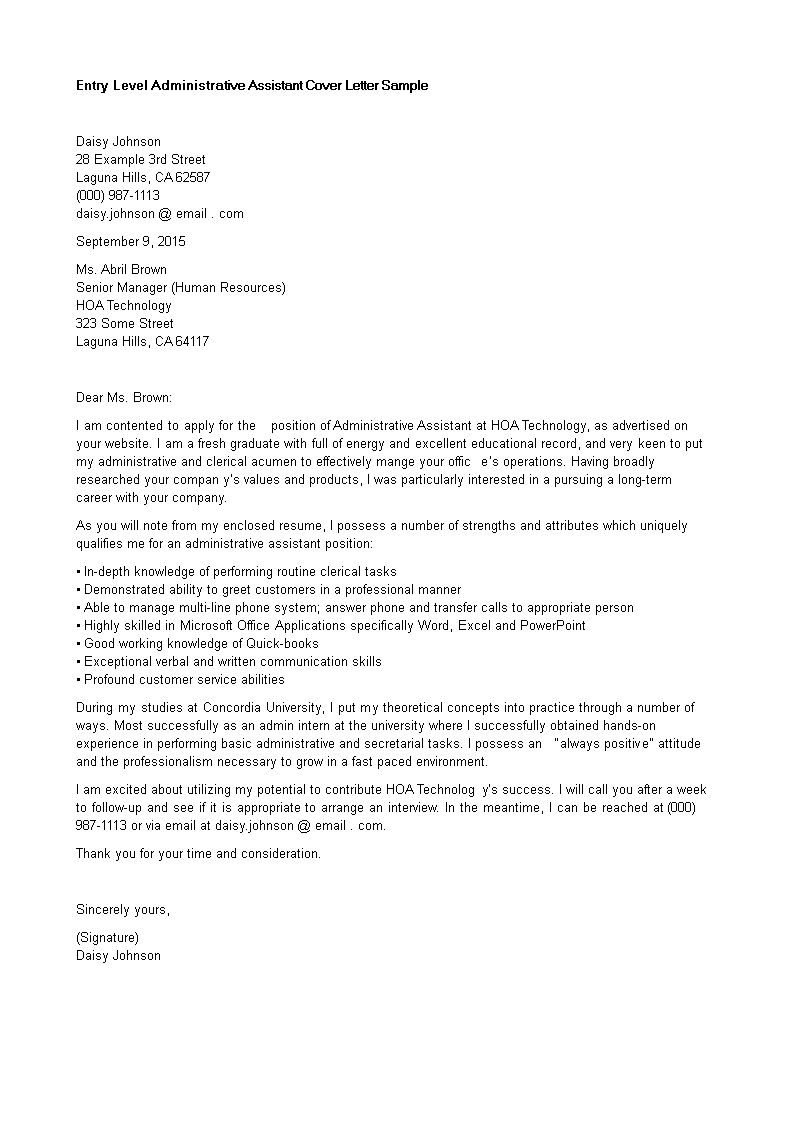 job application letter for entry level administrative assistant how to create a job application letter for en application letters job application entry level how to describe administrative experience on job application letter for entry level administrative assistant how to create a job application letter for en application letters job application entry level