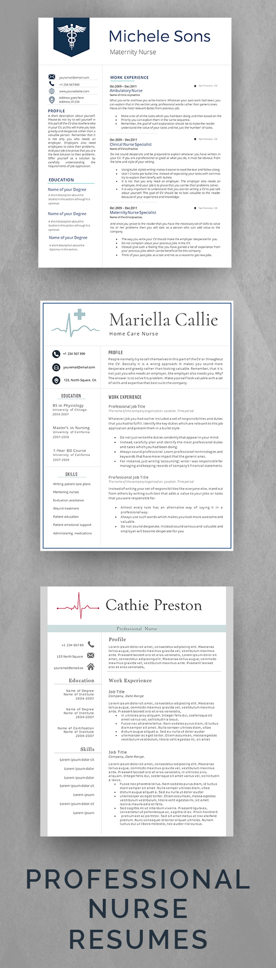 nurse resume template word on professional nurse resume templates for medical professionals elegant and easy to edit nurse cv nursing resume template nursing resume resume design template