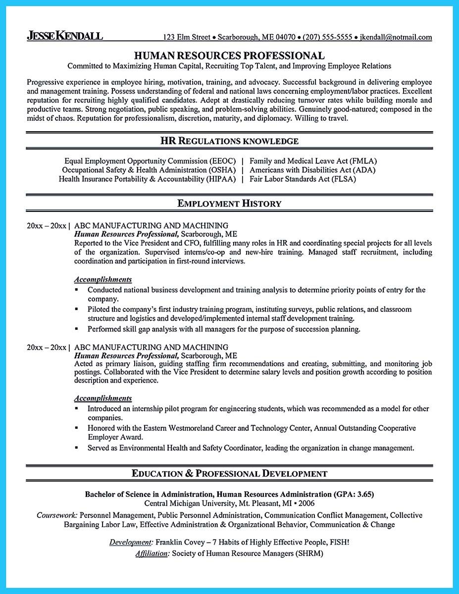 human resources sample resume shrm on cool 30 sophisticated barista resume sample that leads to barista jobs