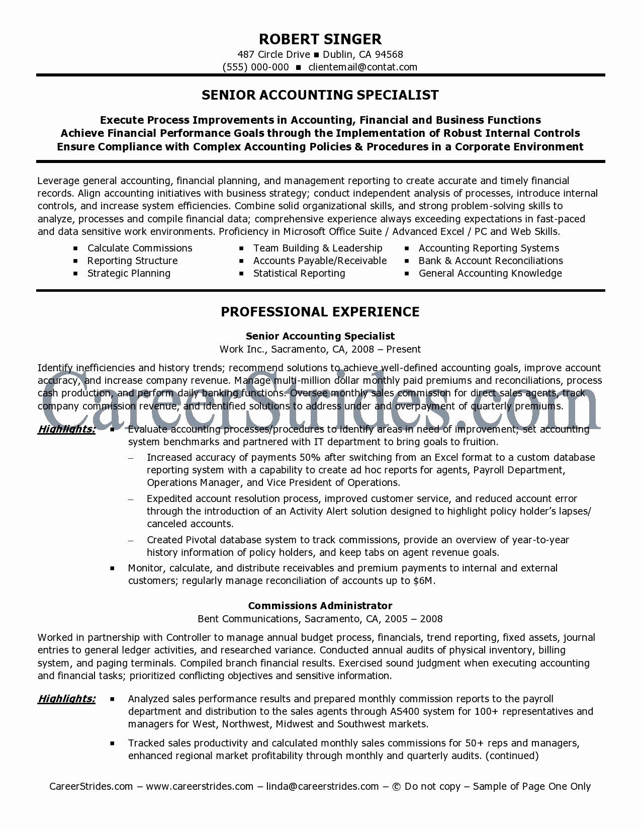 senior accountant resume on senior accountant resume sample luxury 10 accountant cv form platte sunga zette accountant resume resume objective sample resume examples