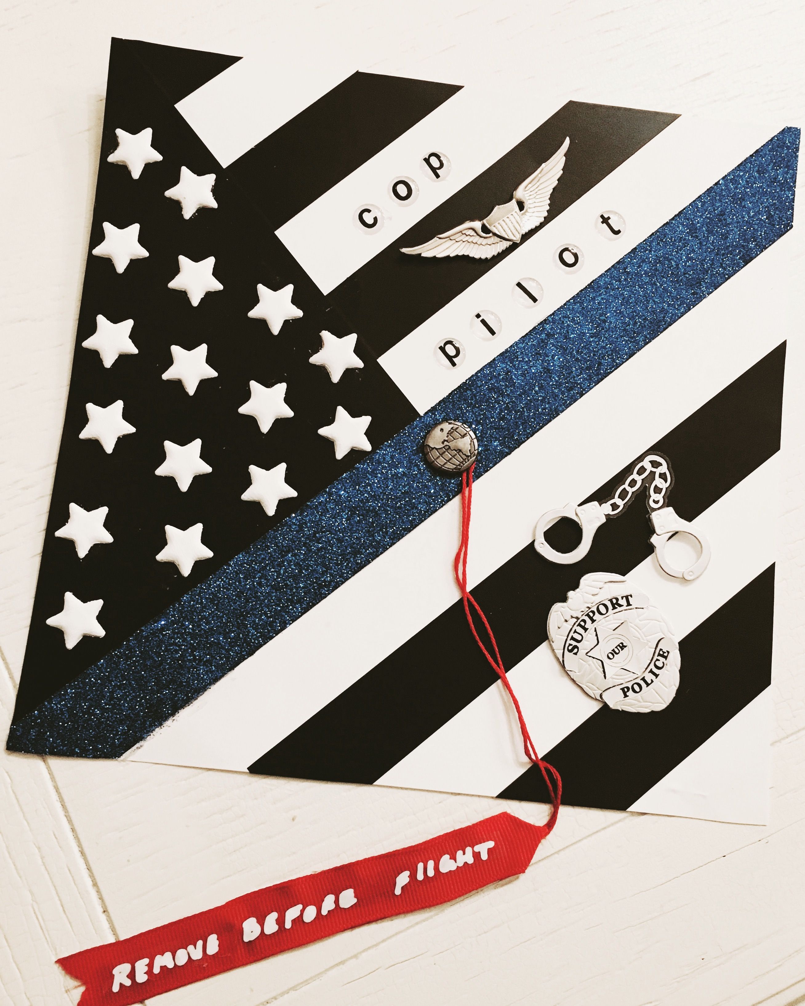 colleges for law enforcement on kindy graduation cap idea cop pilot diy graduation cap criminal justice graduation cap college graduation cap decoration