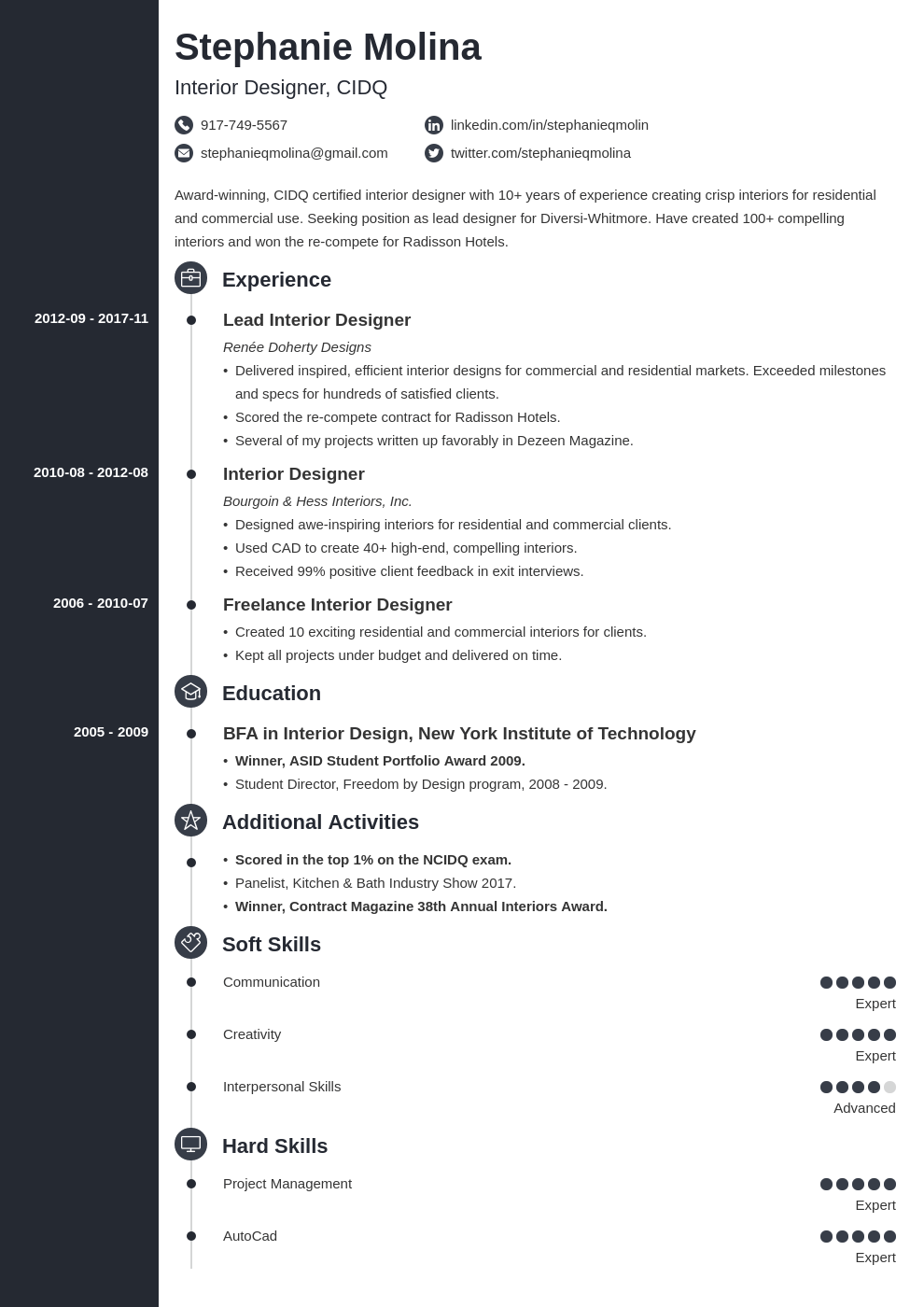 10 key skills resume on interior design resume example template concept interior design resume resume design resume examples