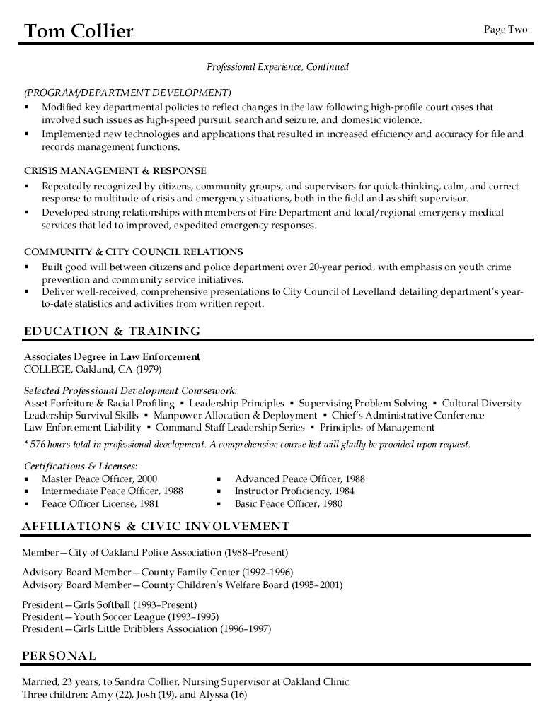 assistant chief of police resume page 2 in 2021 job cover letter good objective for resume cover letter for resume law enforcement resume builder on assistant chief of police resume page 2 in 2021 job cover letter good objective for resume cover letter for resume