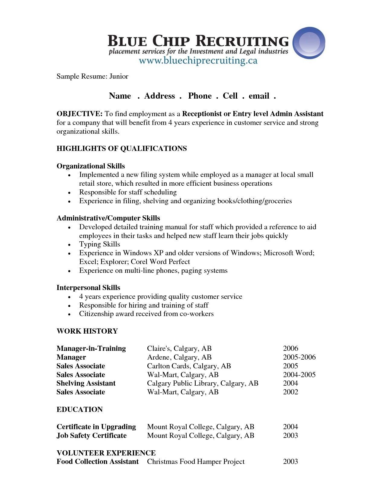 good objectives for a resume on best 20 objectives for a resume good objective for resume resume objective examples job resume samples