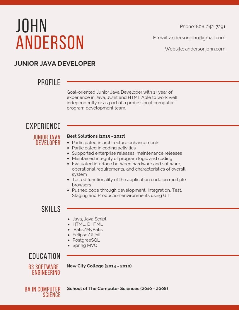 sample resume for software developer on junior java developer resume samples templates pdf word 2021 junior java developer resumes bot web developer resume resume writing services resume examples