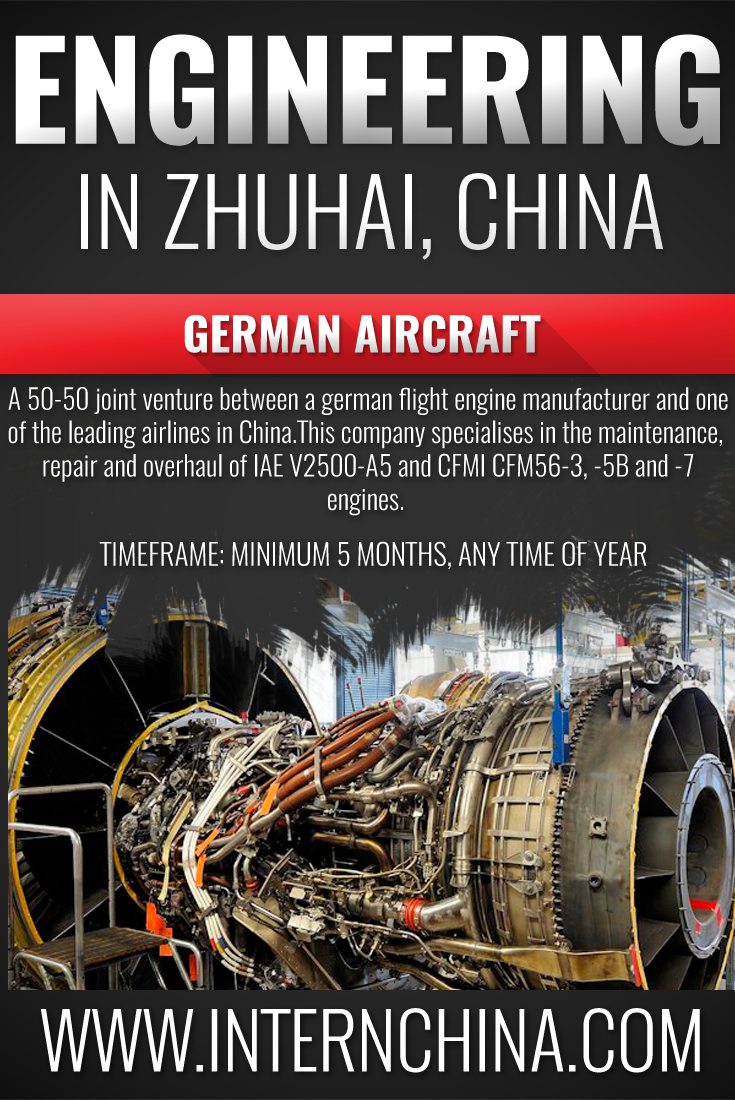 mechanical engineering company on are you a aeronautical mechanical engineering student then this internship is for you based in zhuhai sou engineering internships engineering study in china