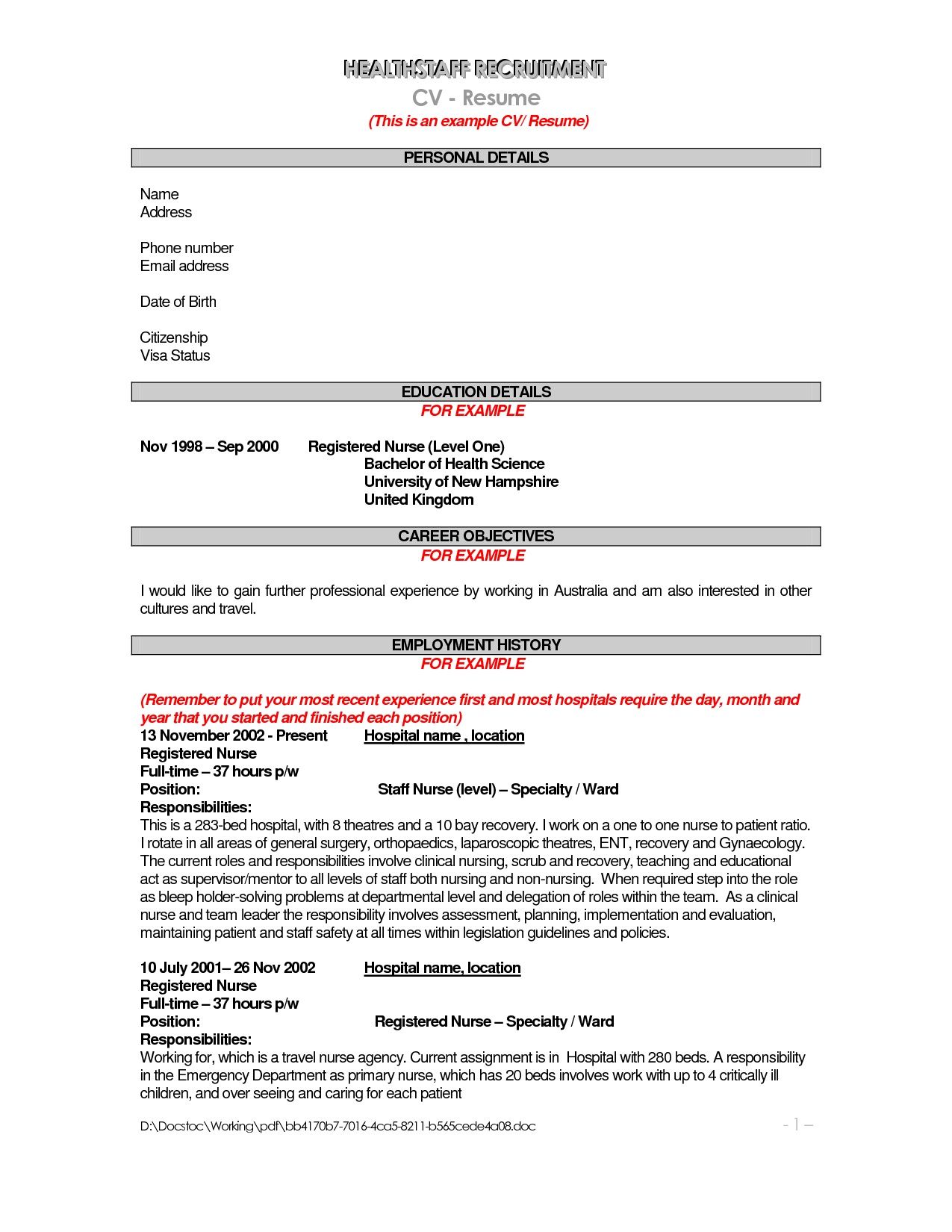 resume objectives for any position on objective resume examples nursing registered nurse resume resume objective examples cover letter for resume