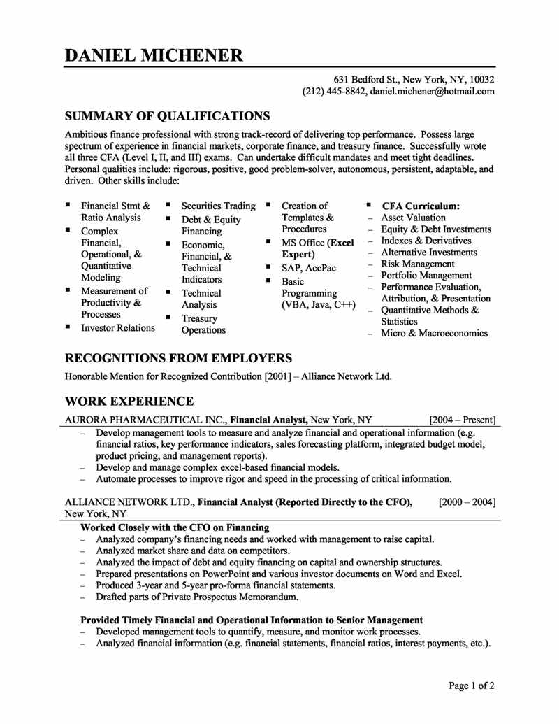financial professional resume examples on financial analyst resume sample good objective for resume sample resume templates job resume samples