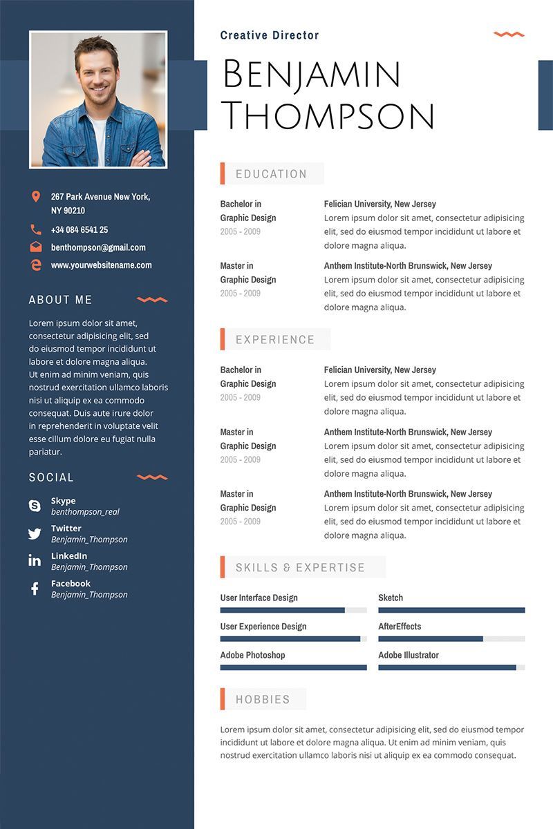 free and printable resume templates on benjamin thompson multipurpose elegant resume template cv kreatif desain resume desain cv