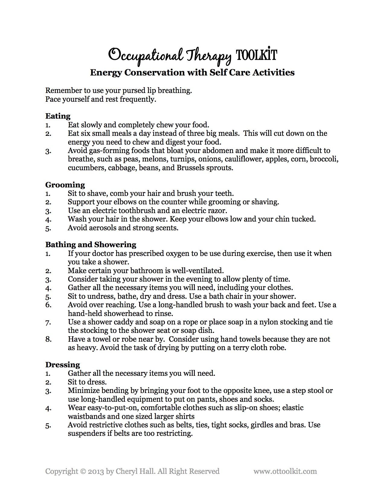pediatric occupational therapist resume on saving energy with self care activities occupational therapy activities occupational therapy assistant occupational therapy