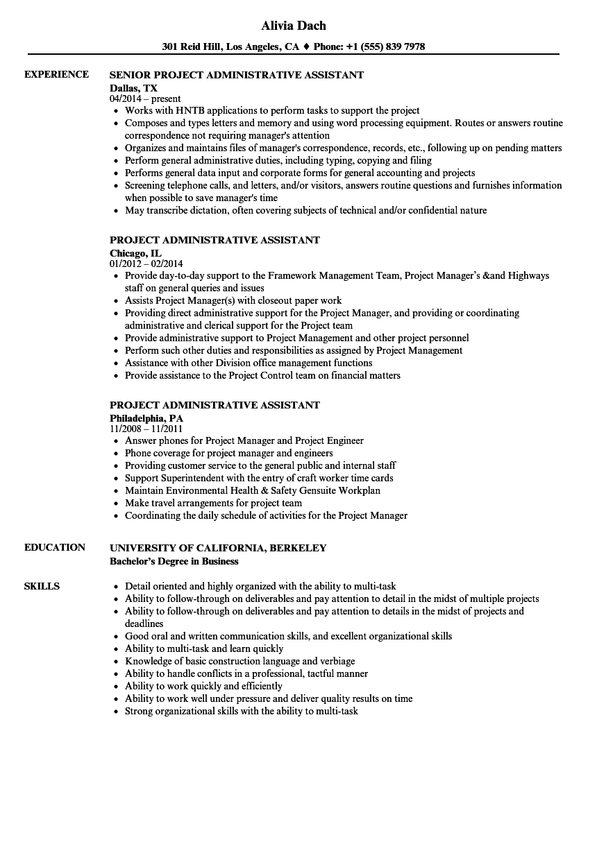 project administrative assistant resume samples administrative assistant resume project manager resume assistant jobs medical administration duties on project administrative assistant resume samples administrative assistant resume project manager resume assistant jobs