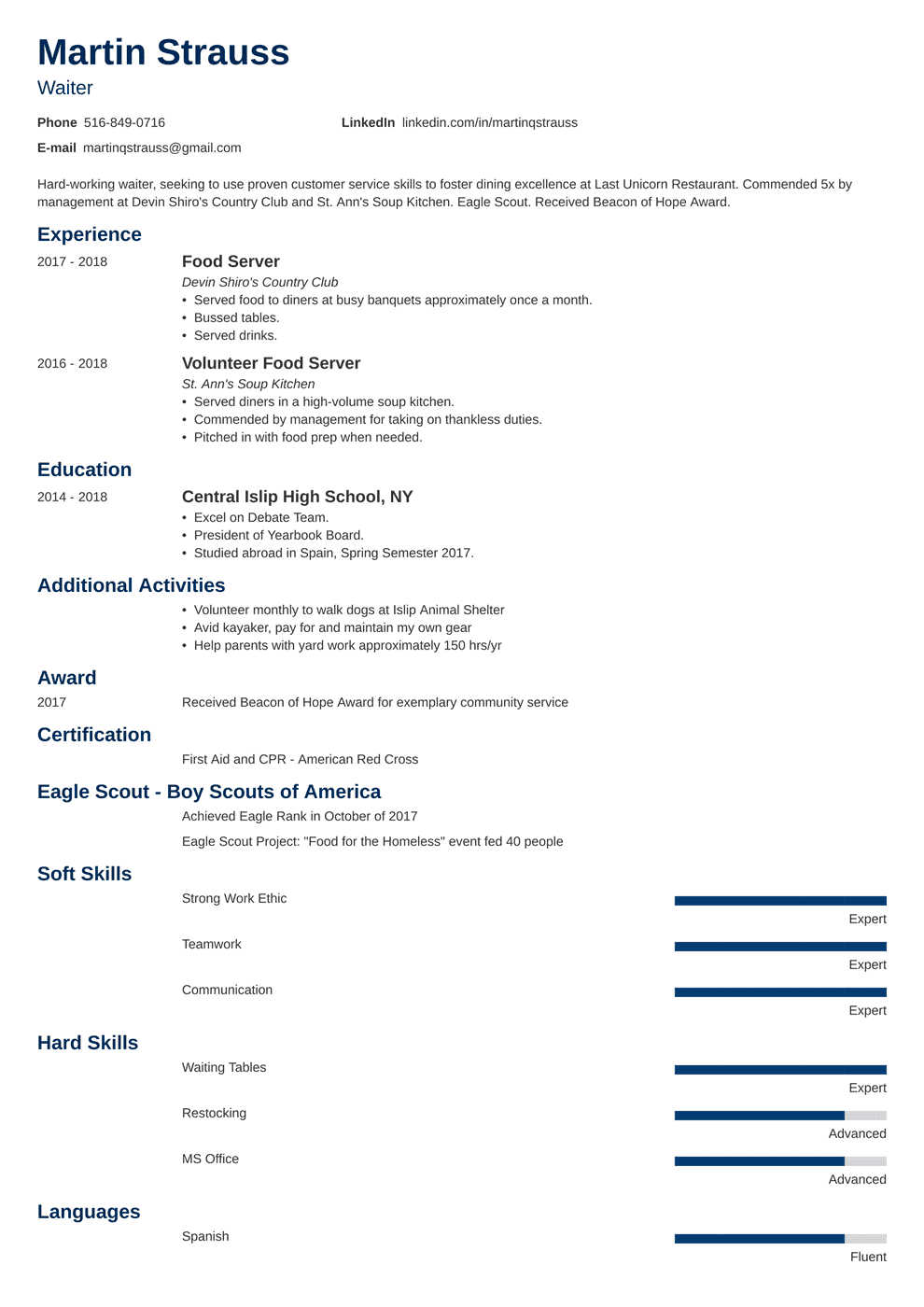 eagle scout award on resume on pin on free resume template examples