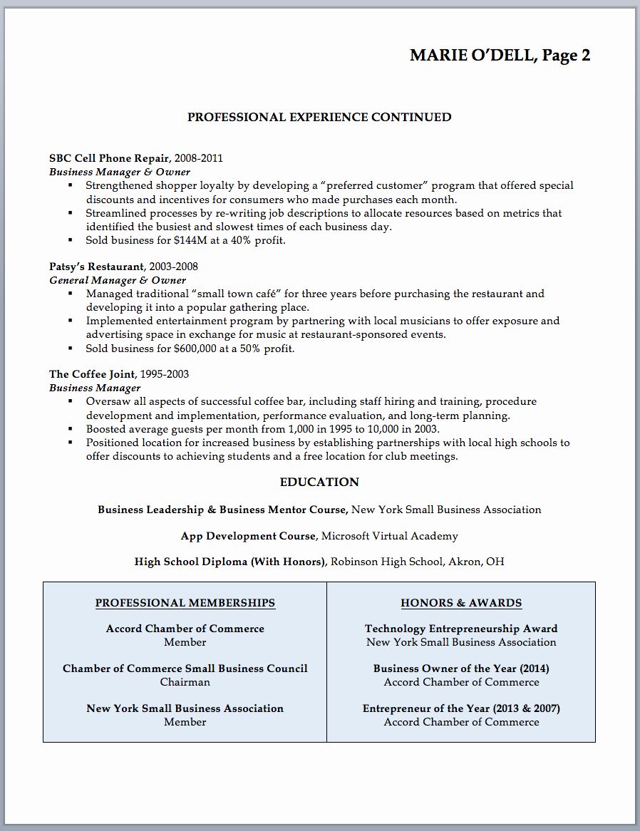 small business owner resume sample on small business owner resume sample best of business owner resume sample writing guide resume examples resume business resume template