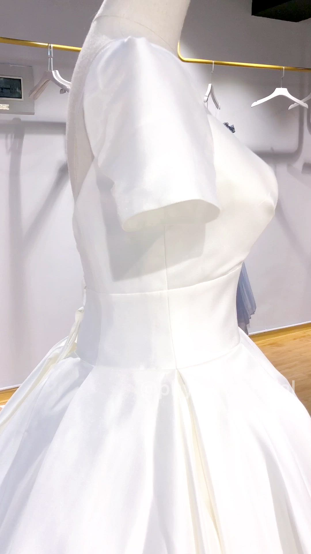 fedex shipping and receiving on square neck short sleeves empire wedding dresses satin video video wedding gowns vintage ball gowns wedding dresses satin