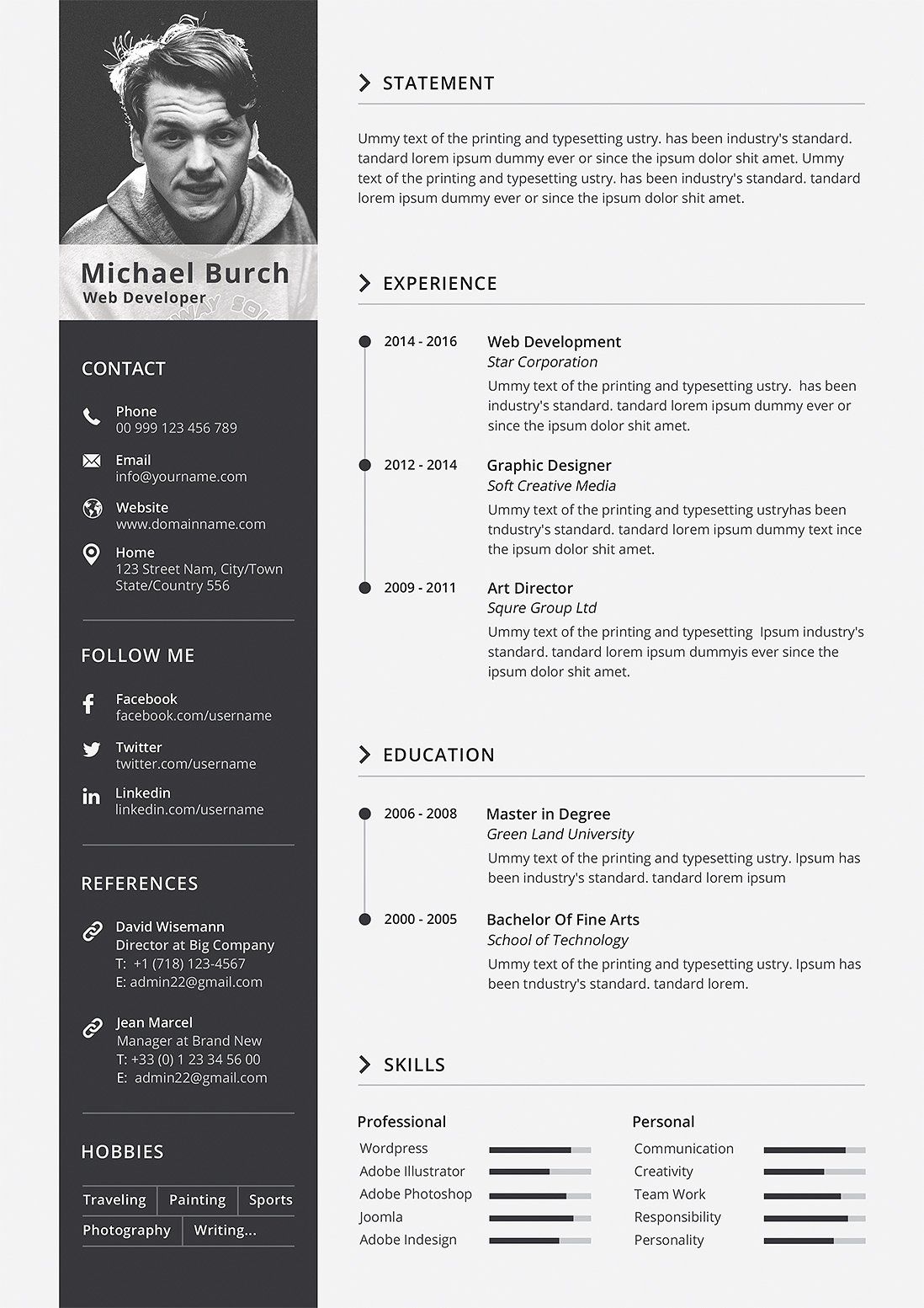 best interior design resume templates on minimal cv resume graphic design resume interior design resume resume design creative