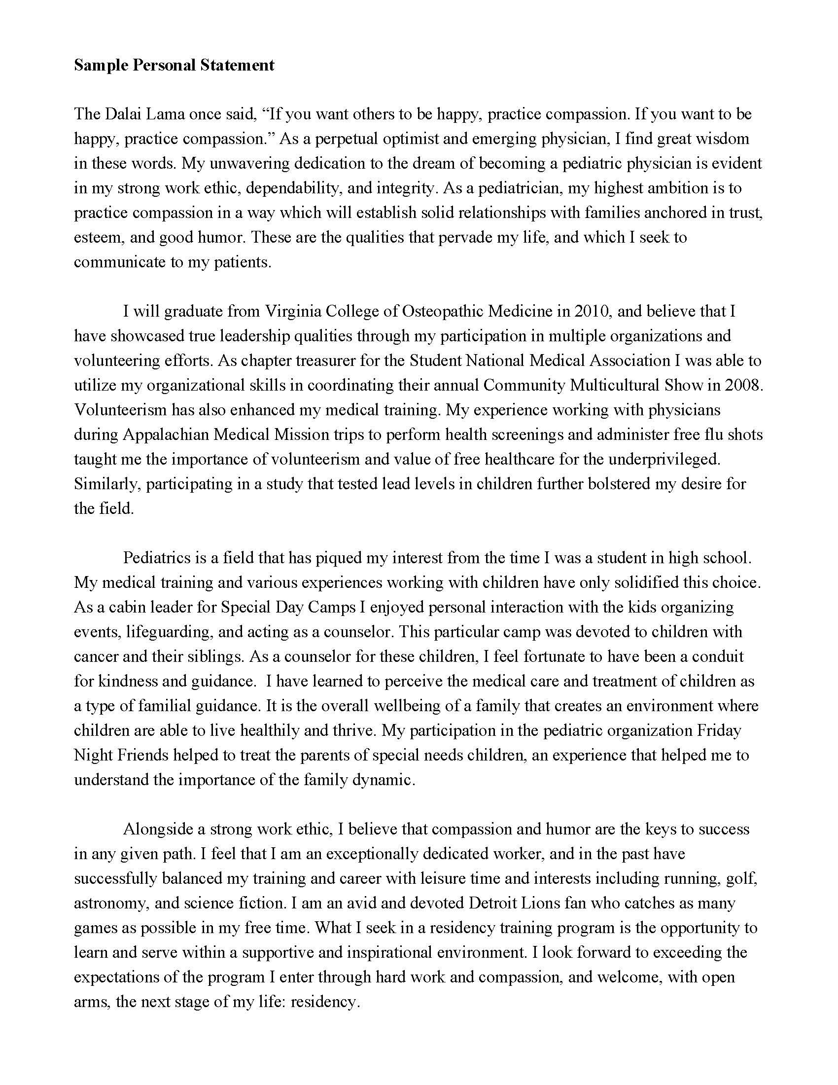 personal statement examples for graduate school on personal statement personal statement examples personal statement grad school personal statement