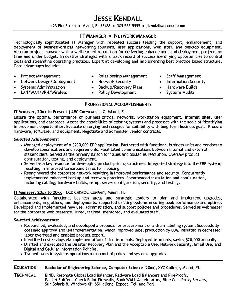 operations manager resume ideas on it manager resume consist of objective or summary skills and also education and award of project manager resume manager resume management information systems