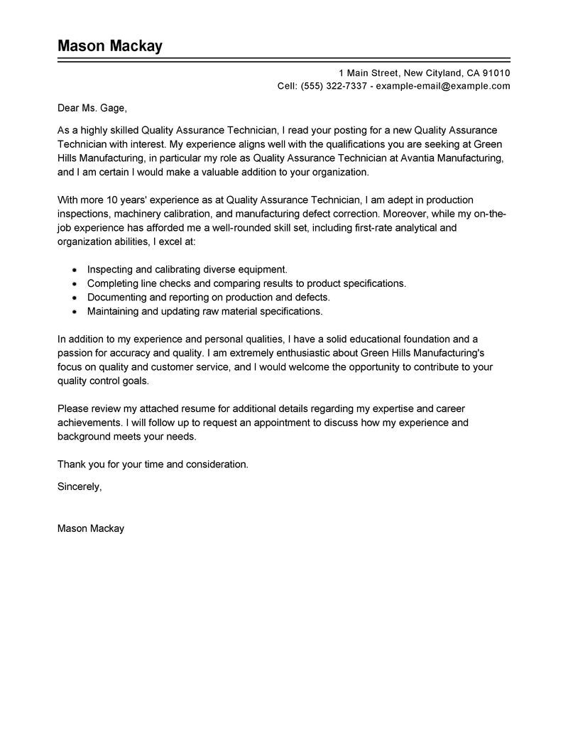 cover letter template quality assurance assurance cover coverlettertemplate letter quality template follow up email after providing service on cover letter template quality assurance assurance cover coverlettertemplate letter quality template