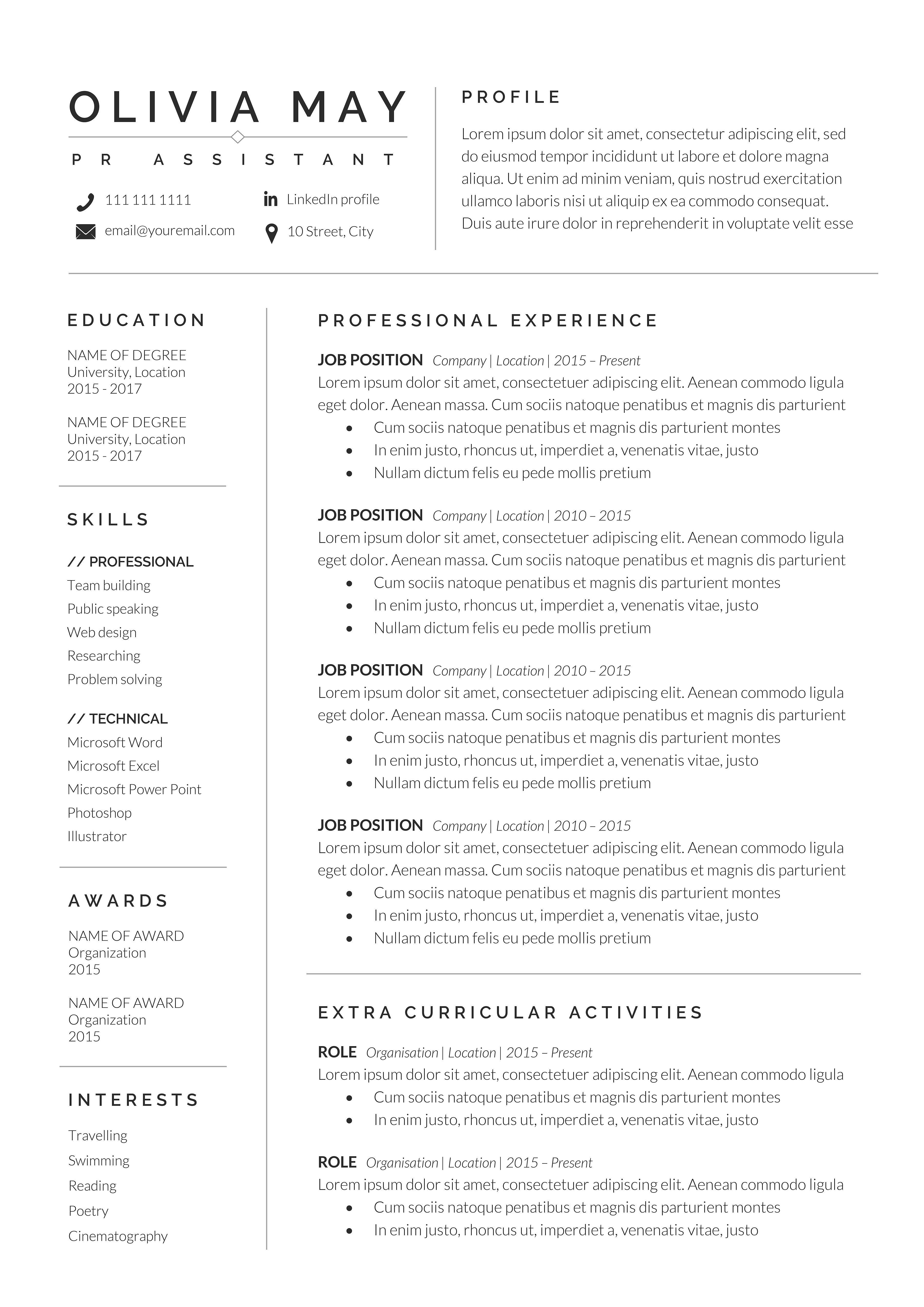 how to create a great resume on resume template cv professional resume examples good resume examples resume examples