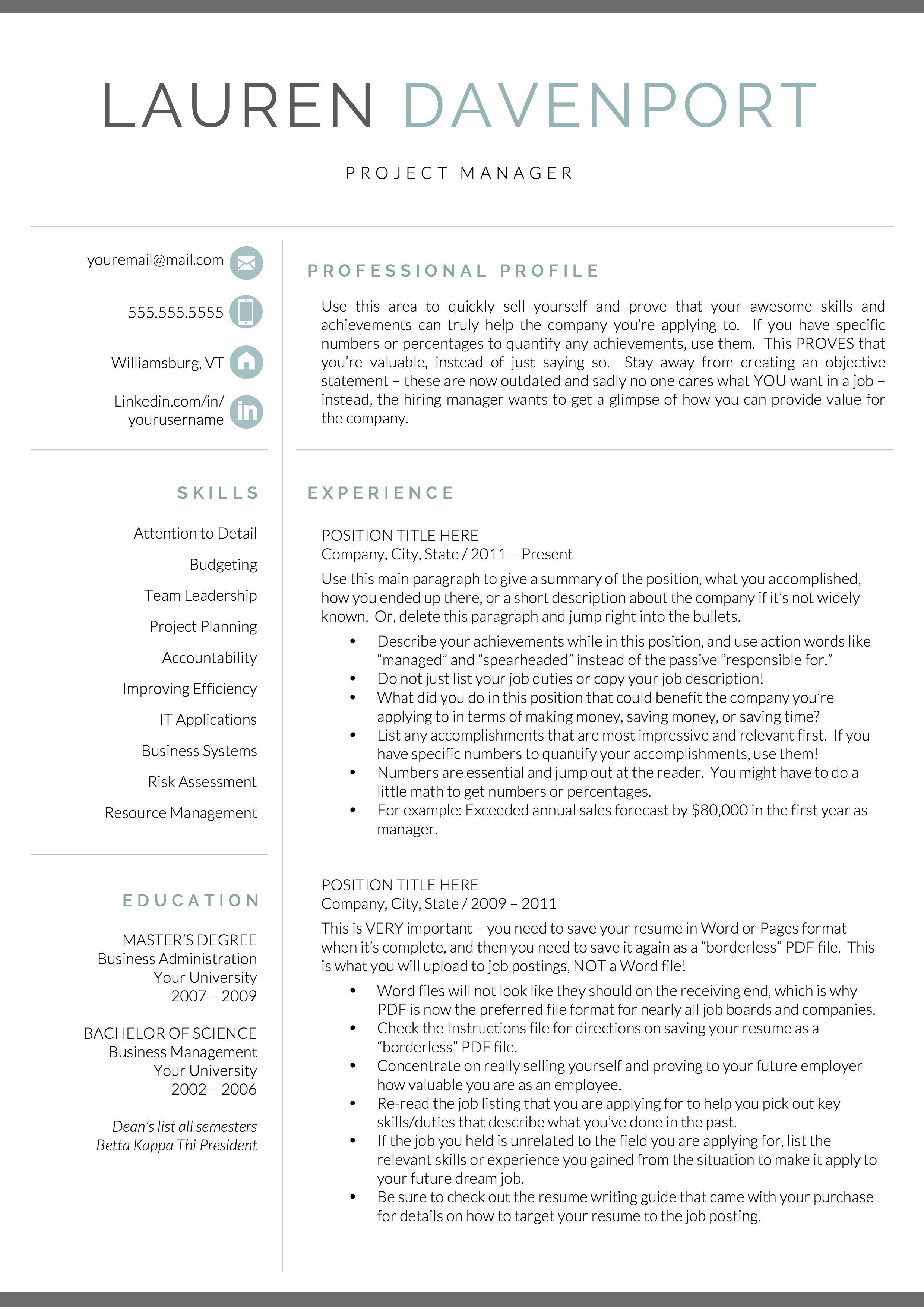 modern resume template for word pages instant download professional resume modern resume format marketing resume good resume examples resume examples teacher resume template what does a good resume look like on modern resume template for word pages instant download professional resume modern resume format marketing resume good resume examples resume examples teacher resume template