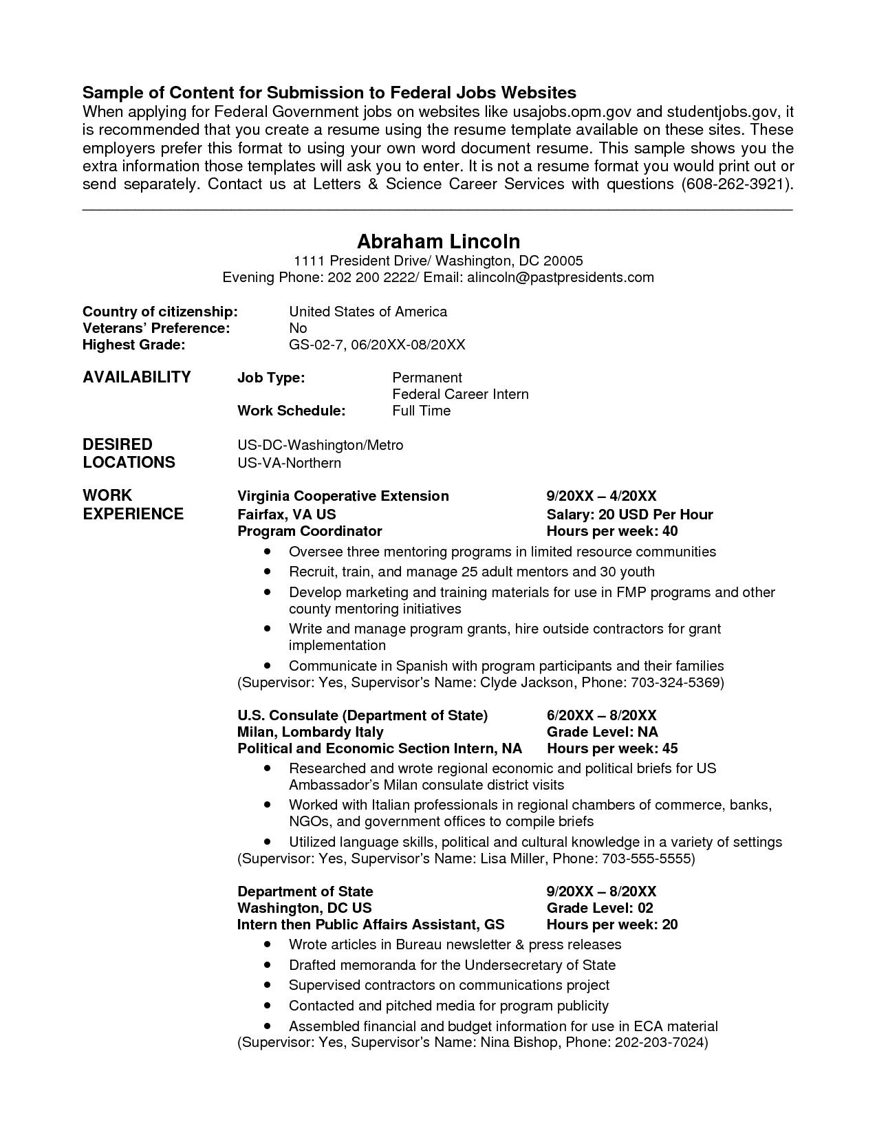 federal government resume on resume format for usa jobs resume format job resume template federal resume job resume