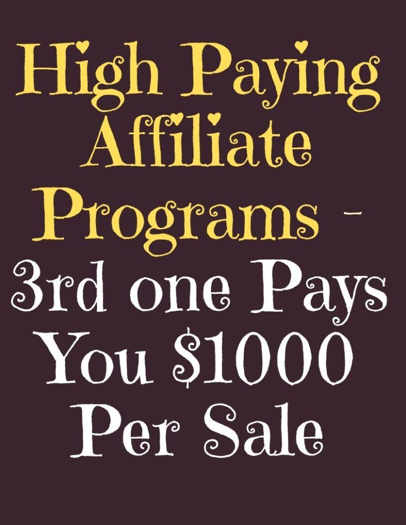 best paid affiliate programs on 10 high paying affiliate programs 3rd one pays you 1000 per sale online programs bluehost affiliate travel affiliate programs