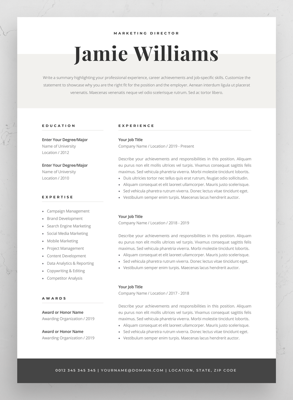 modern resume template creative cv for word elegant design etsy in 2020 resume design creative resume design resume design professional easy fill in resume on modern resume template creative cv for word elegant design etsy in 2020 resume design creative resume design resume design professional