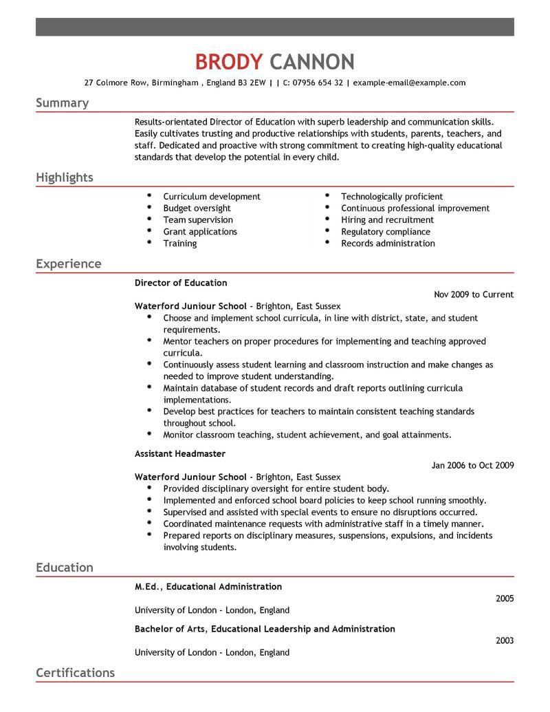 best teacher resume on education on resume examples resume templates resume examples teacher resume examples good resume examples