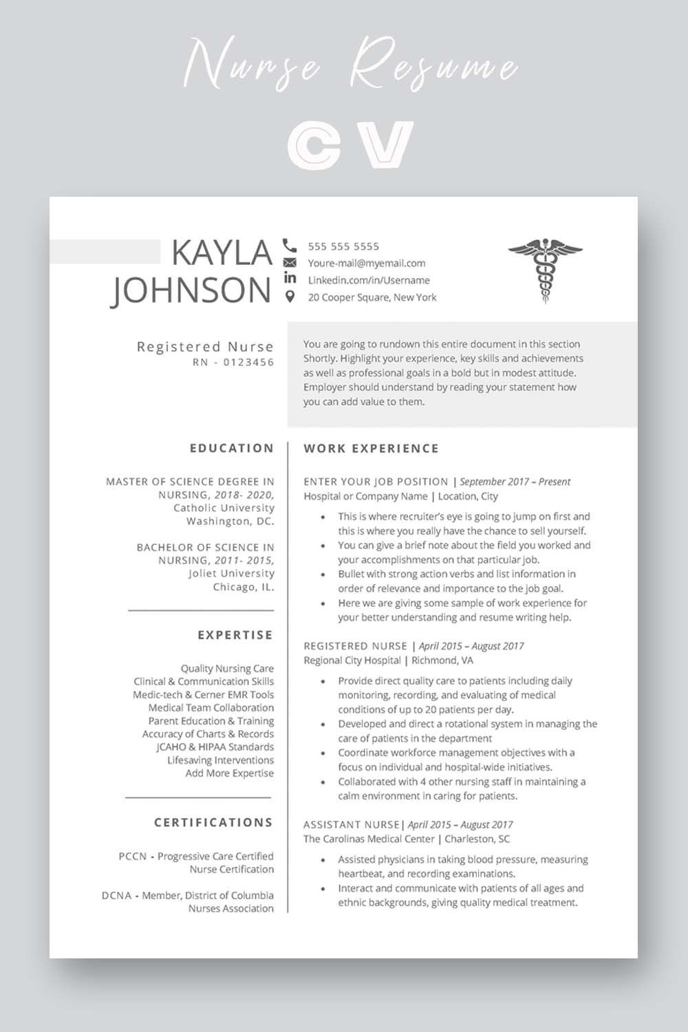 resume for nursing school on rn resume template nurse resume template new grad nurse etsy in 2021 nursing resume template medical assistant resume registered nurse resume