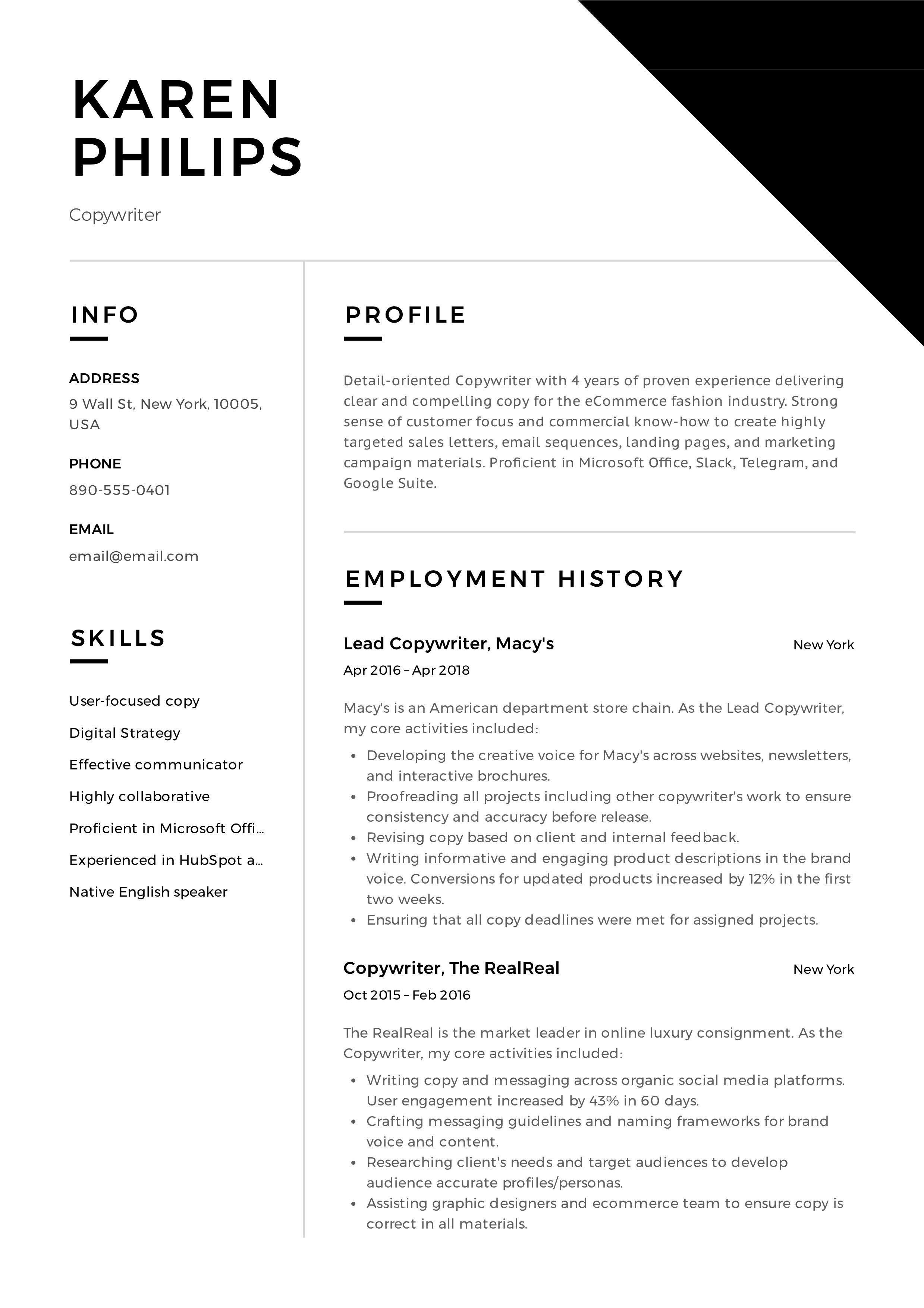 personal caregiver resume sample on copywriter resume template event planner resume professional resume examples resume examples