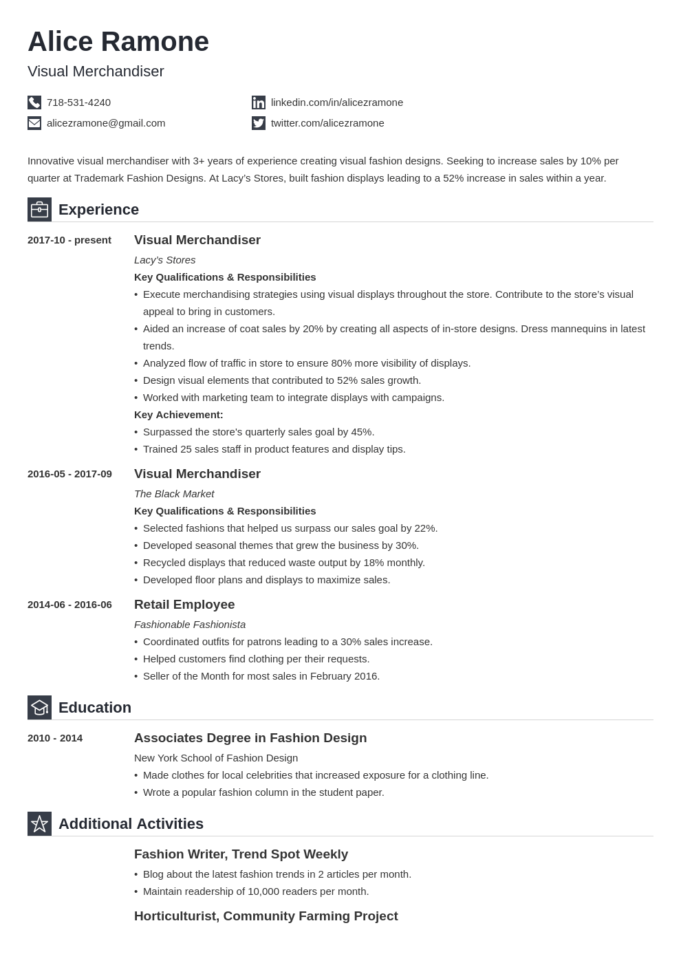 medical sales rep resume sample on visual merchandising resume example template iconic resume examples job resume examples visual merchandising